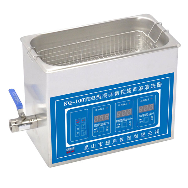 昆山舒美臺(tái)式高頻數(shù)控超聲波清洗器超聲波清洗機(jī)KQ-100TDB